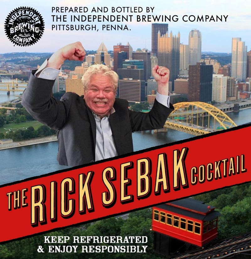 The Rick Sebak Cocktail bottle label