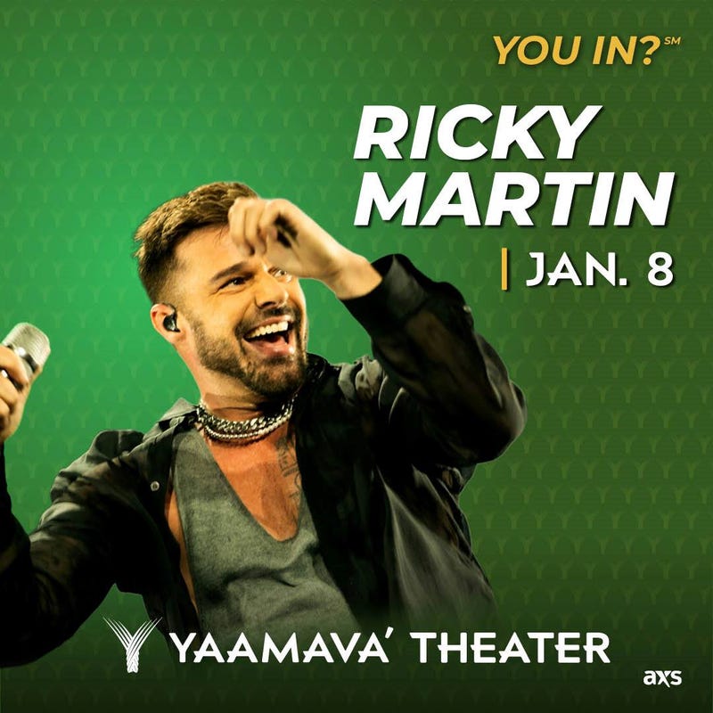 Ricky Martin 1/8/26