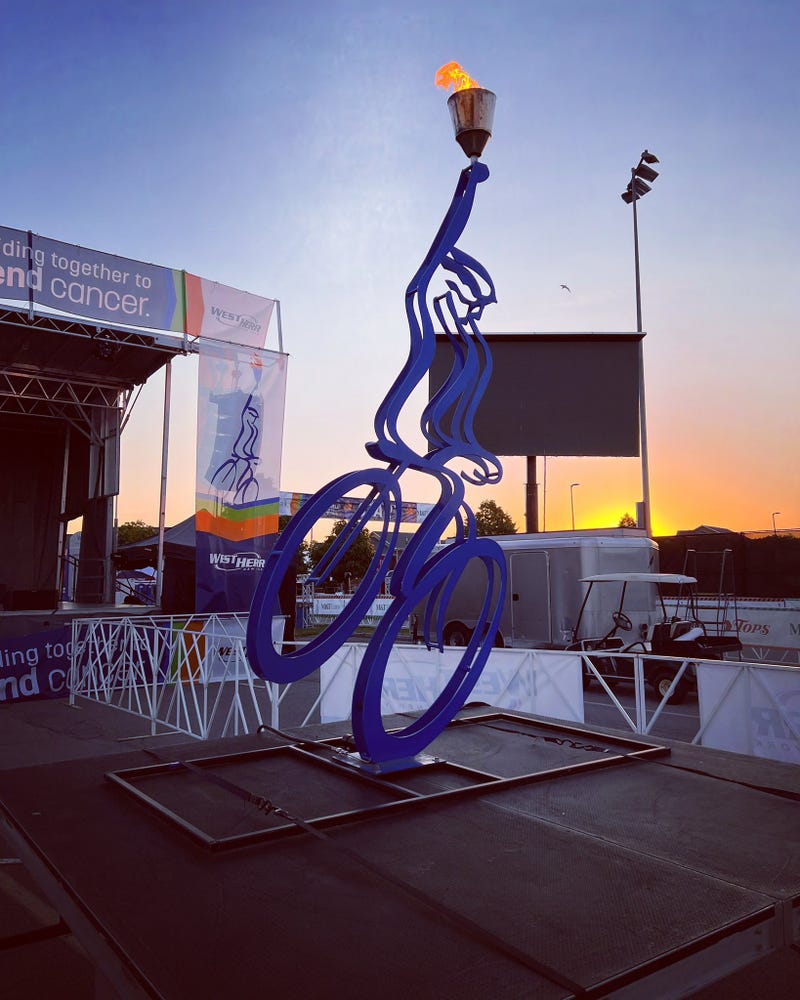 Over a thousand volunteers are used every year to construct the Ride for Roswell events.