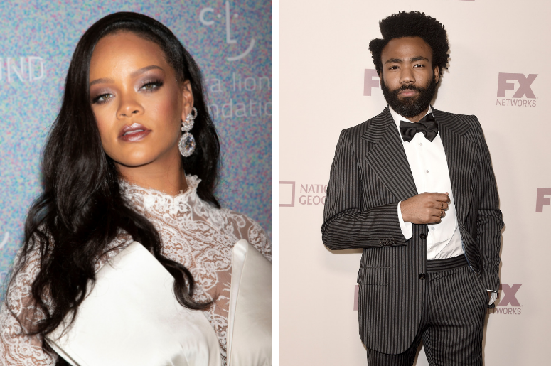 Rihanna and Donald Glover 