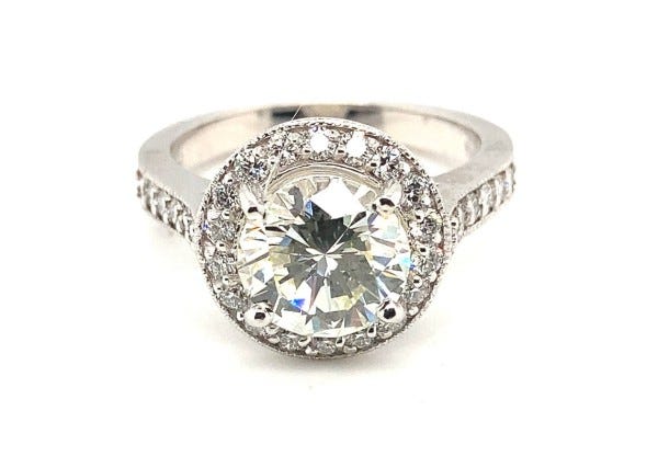 Authorities are searching for a suspect who they say stole two rings from a jewelry store in Monroe on Wednesday afternoon.