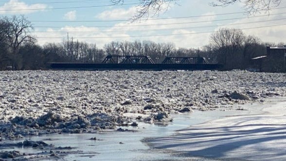River Raisin continues to swell three feet past forecasted crest, "major flooding" expected