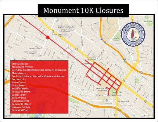 Road Closure Map
