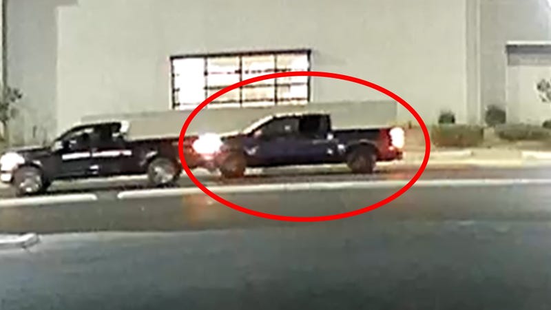 Pickup truck linked to a fatal road rage shooting