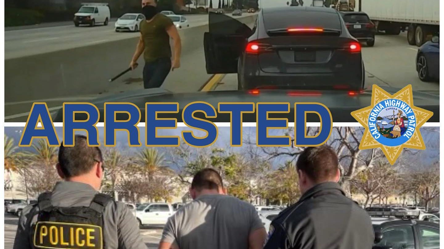 Tesla driver suspected of road rage attacks arrested