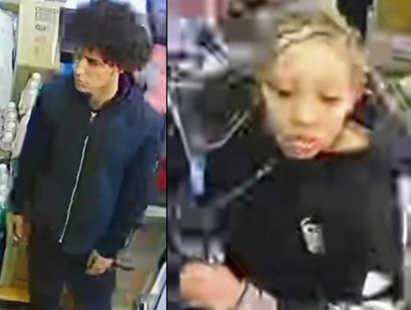 Two of the suspects in Sunday's flash robbery