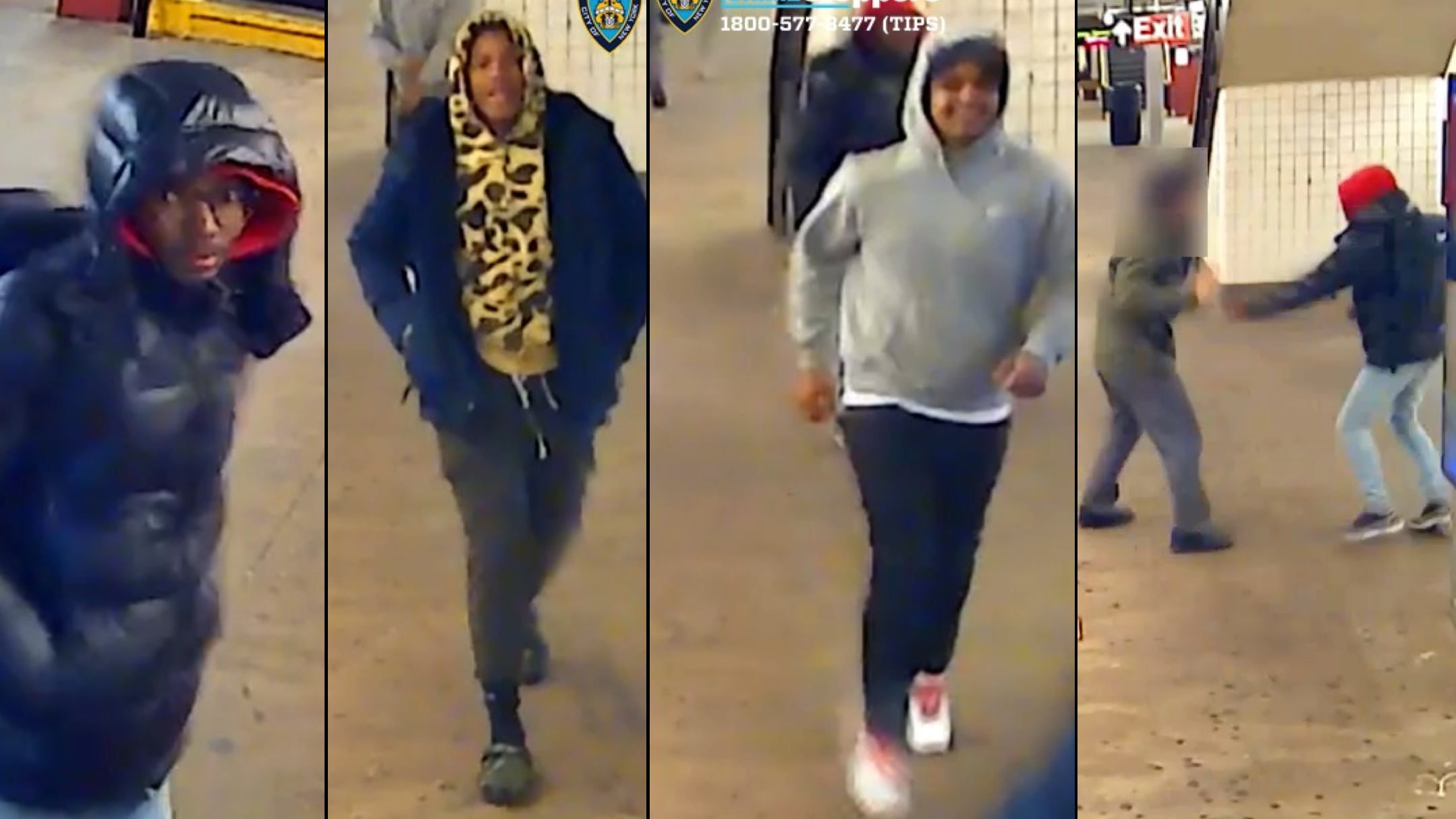 VIDEO: Man assaulted, robbed in Queens subway ambush; 3 suspects sought