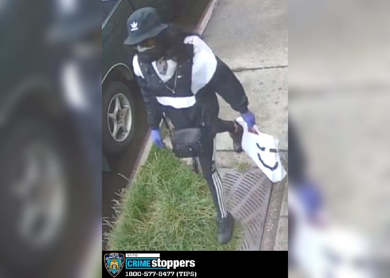 Police are searching for a woman who they believe stabbed, slashed and robbed a man outside a discount store in West New Brighton