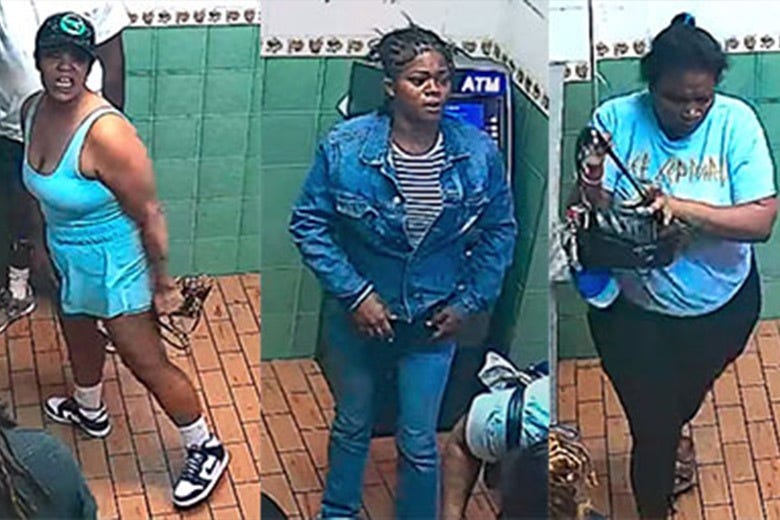 Philadelphia police are trying to identify three women who attacked another earlier this month inside a North Philly business.