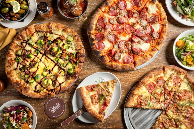 Pizza group shot