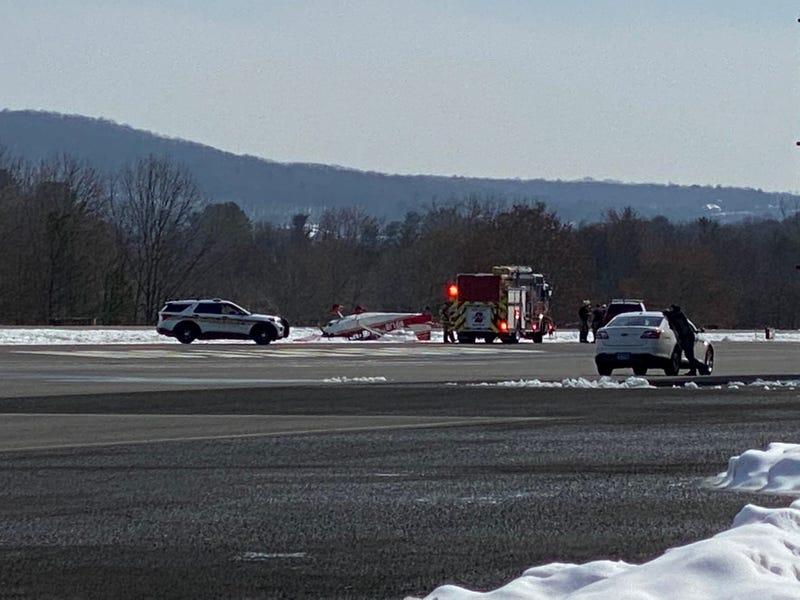 Robertson Airport Plane Upside Down