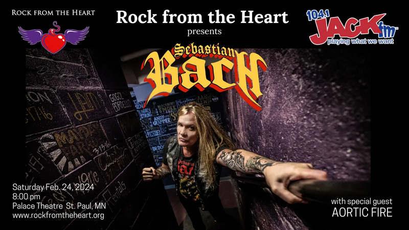 Sebastian Bach at Rock From The Heart with 104.1 JACK FM 