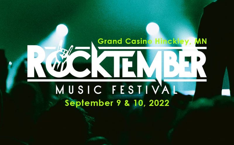 Rocktember at Hinckley Amphitheater on September 9 - 10