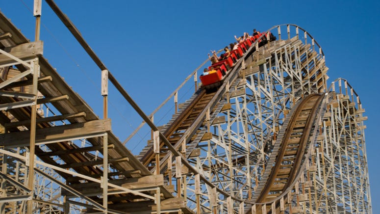 Man builds miniature replica of Disneyland’s Matterhorn roller coaster in backyard