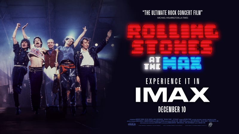 Your Chance to Win Tickets to Rolling Stones – At the Max Concert Film!
