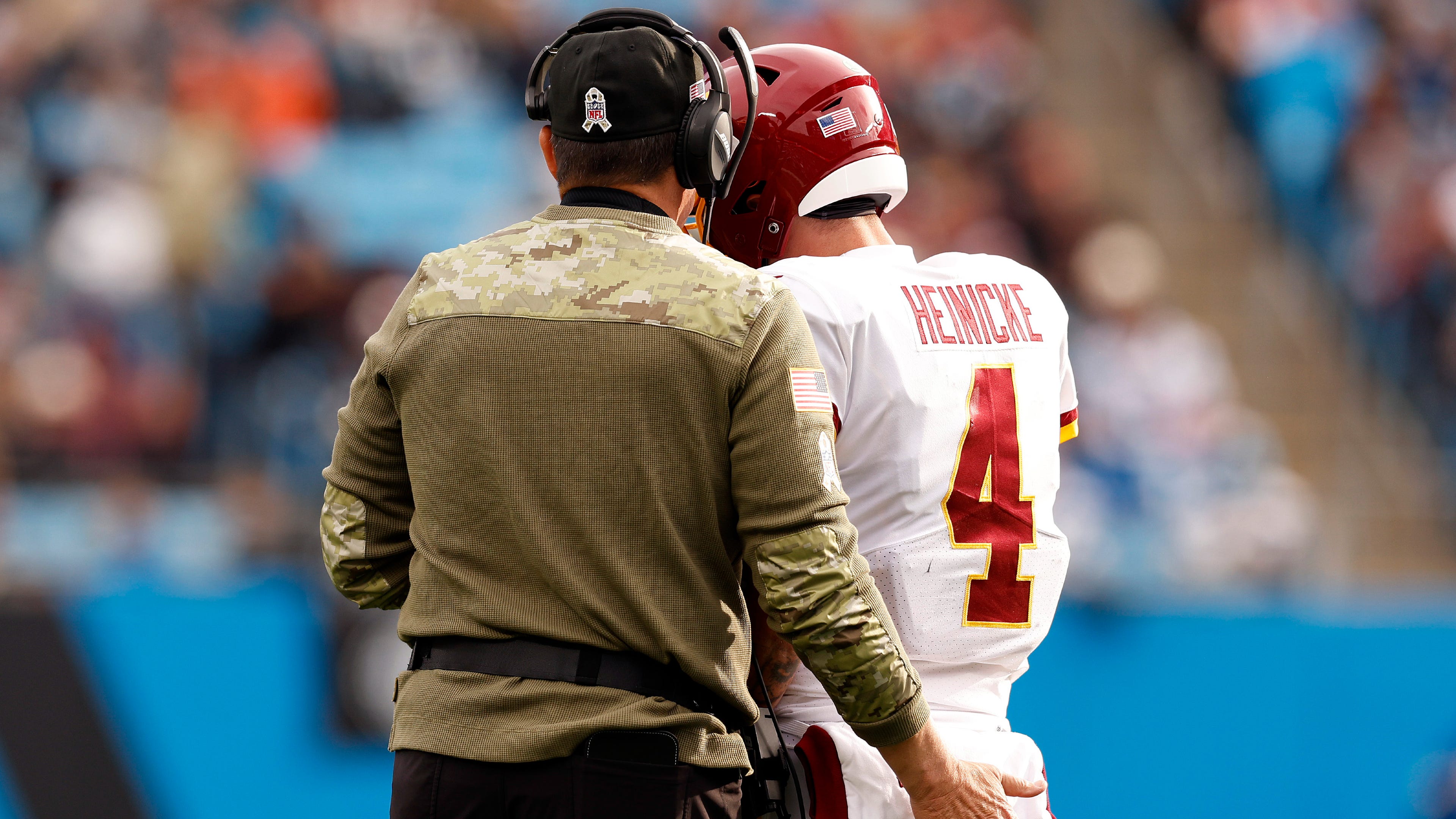 Rivera not closing door on Heinicke as franchise QB