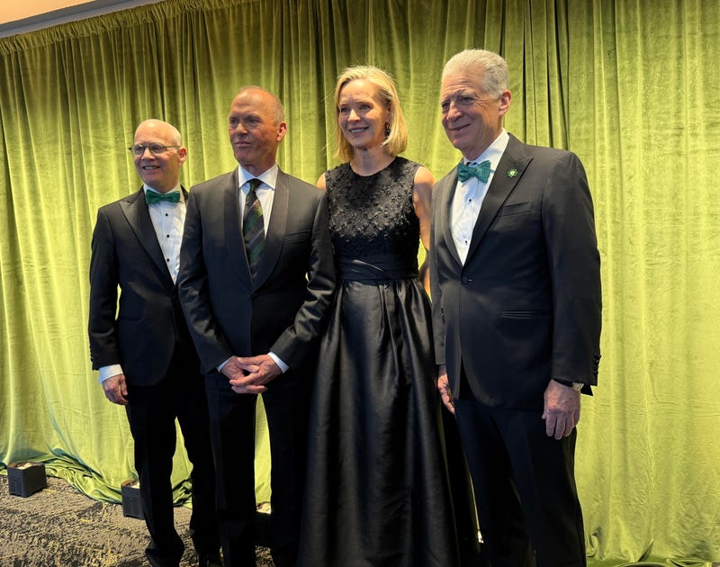 Art Rooney with Michael Keaton