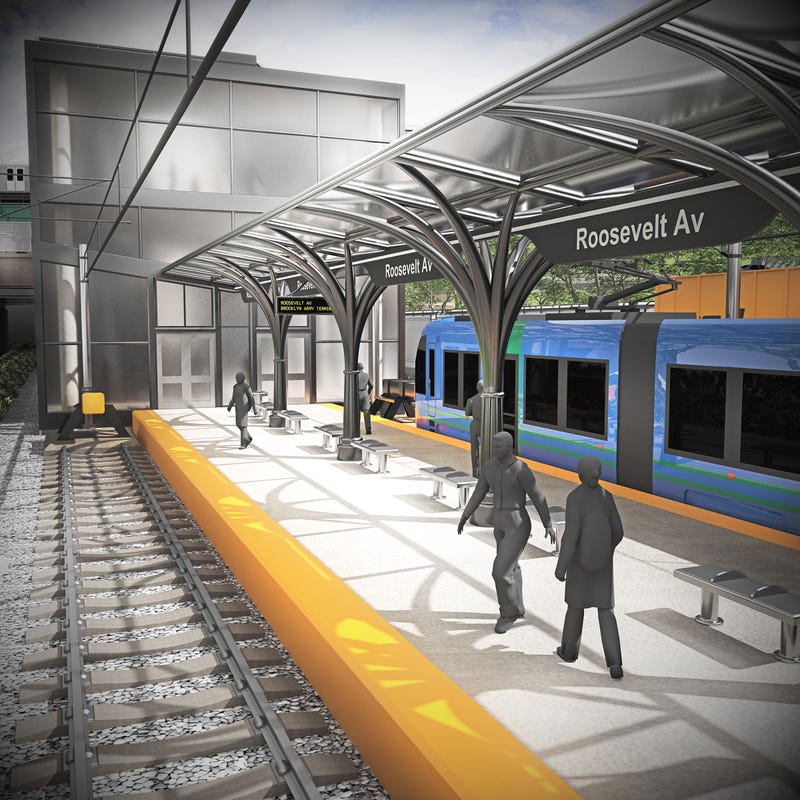 The IBX will connect to 17 different subway lines and the Long Island Rail Road