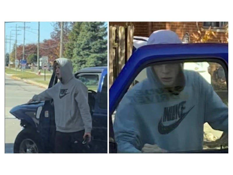 Person of interest in Roseville crash