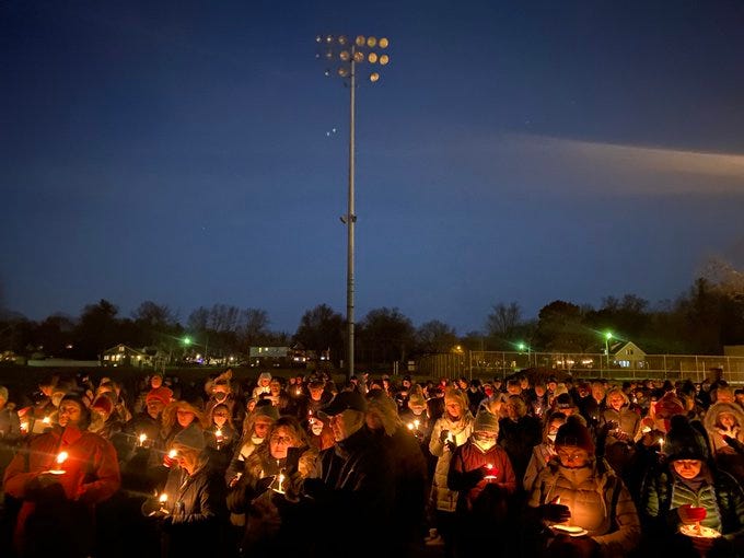 Candlelit vigil