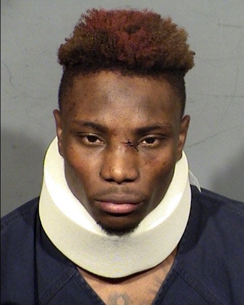 Booking photo of Henry Ruggs III
