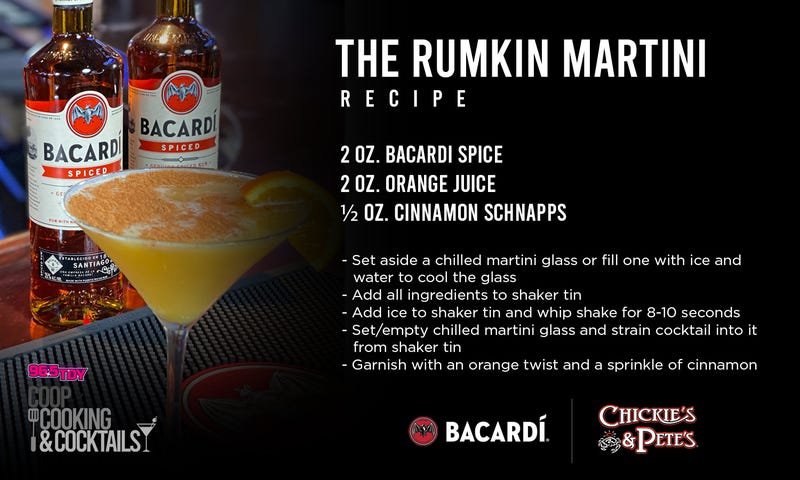 The Rumkin Martini with Bacardi