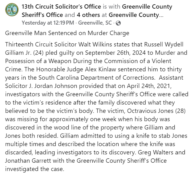 GCSO FB page