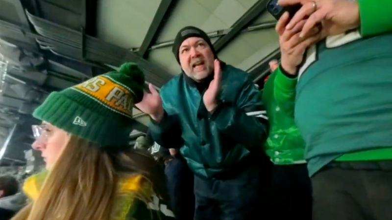 Eagles fan fired from job, banned from Linc after hurling vile insults at Packers fans