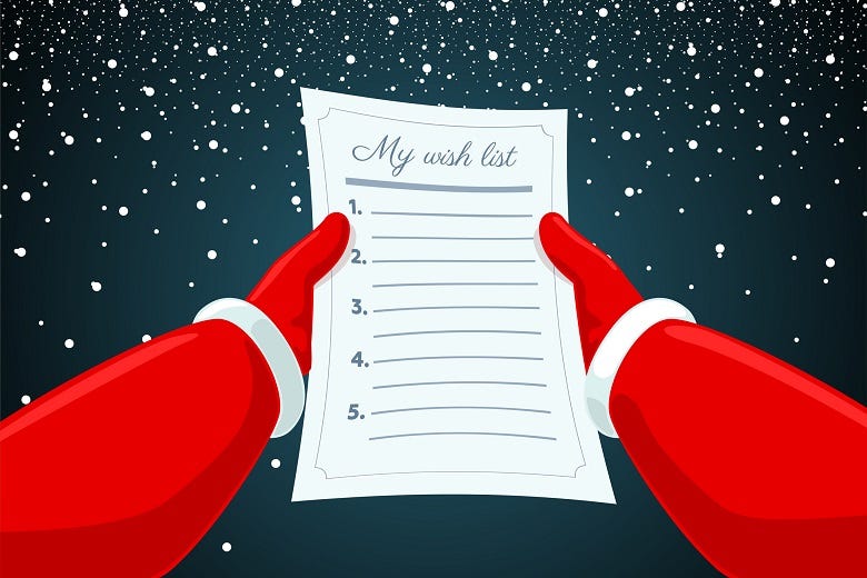 List for Santa
