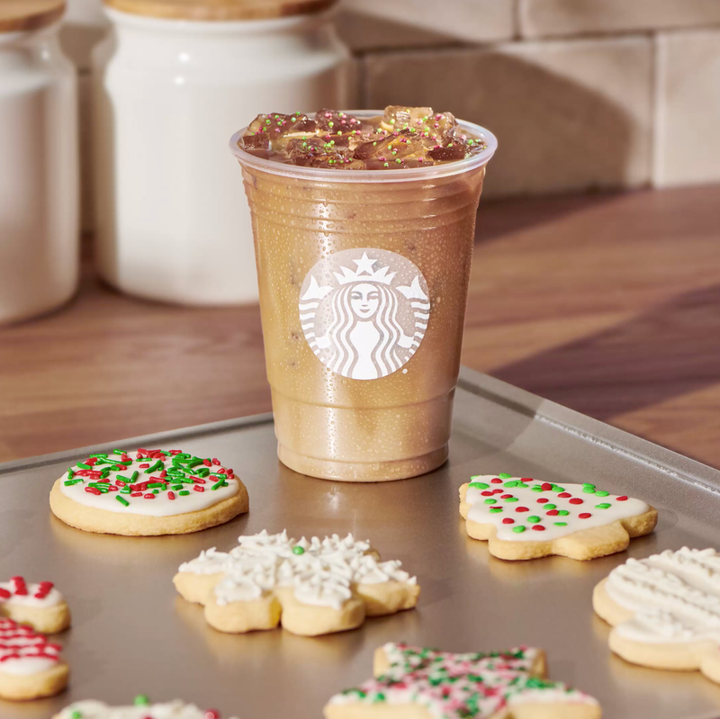 Iced Sugar Cookie Almond Milk Latte