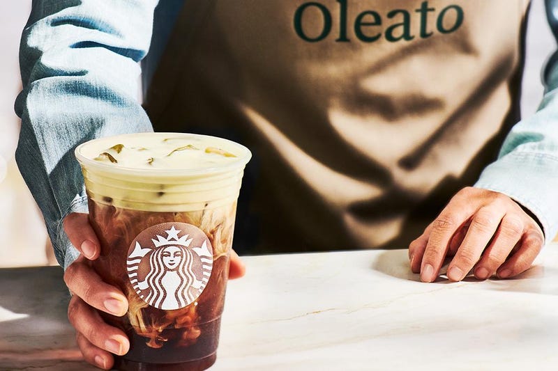 new Oleato drinks at Starbucks