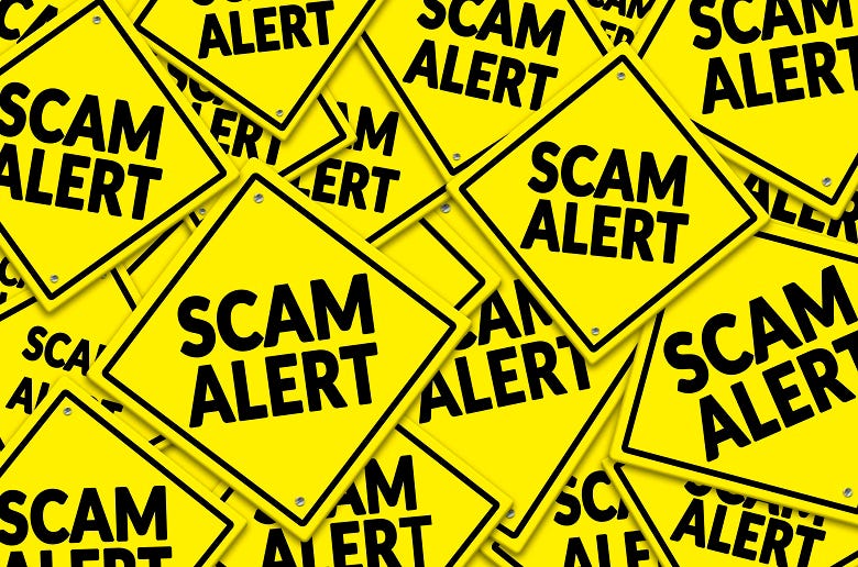 Scam Alert graphic