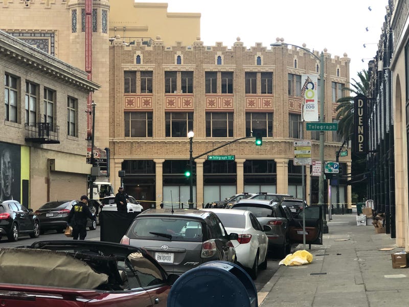 Oakland Police were still at the scene later Wednesday morning.