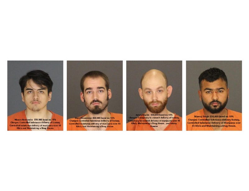 Men arrested in St. Clair County drug bust