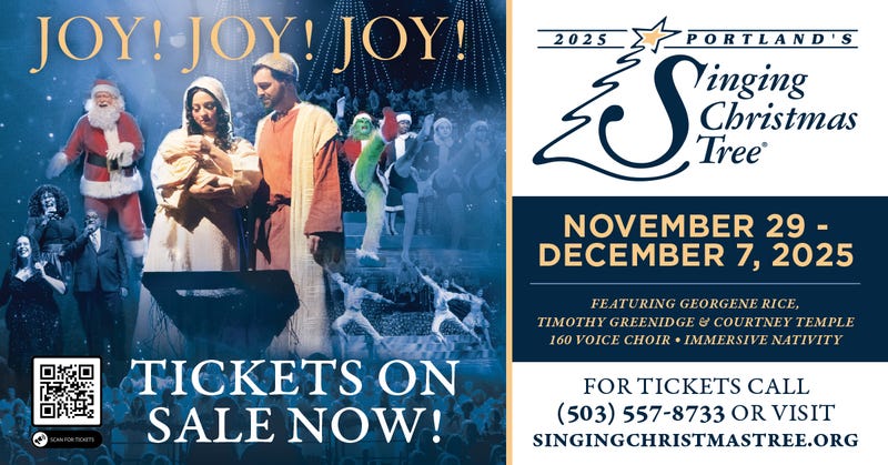 Your Chance to Win Tickets to Portland's Singing Christmas Tree!
