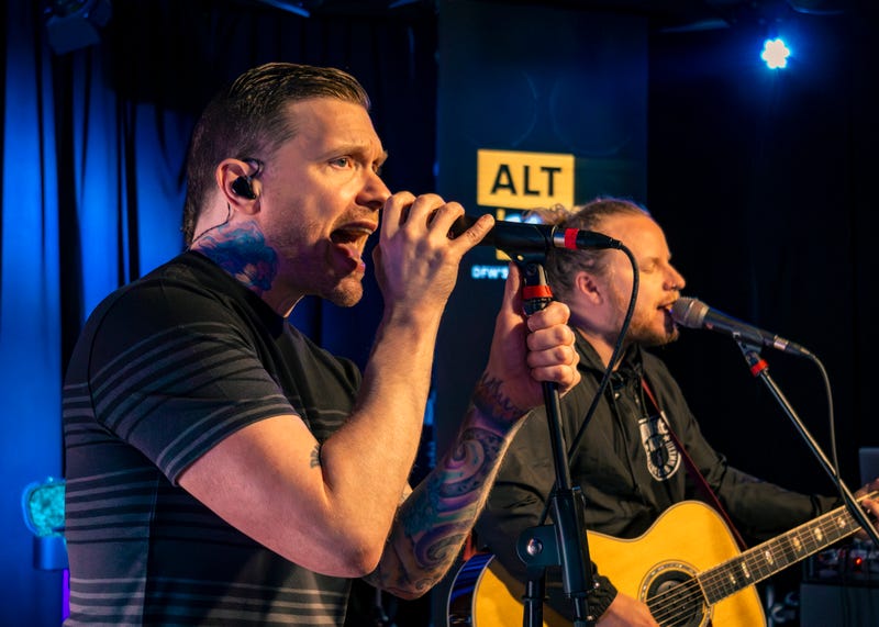 Shinedown performs at the ALT 103/7 Showroom