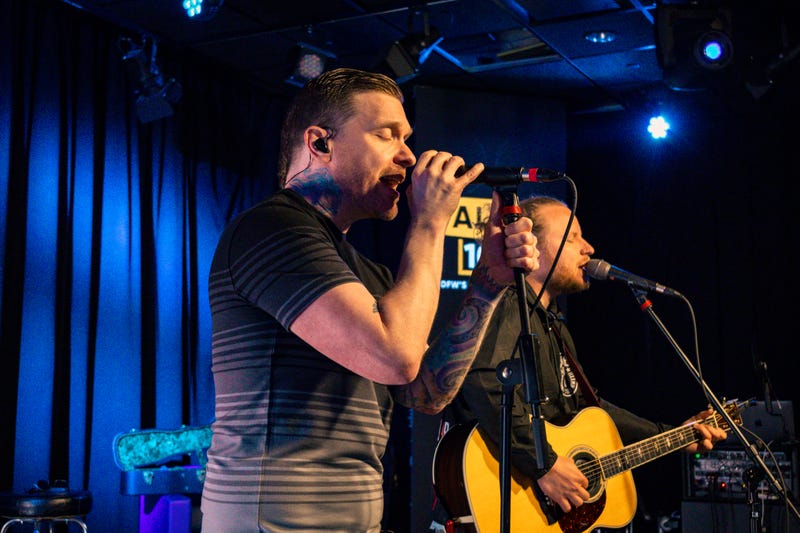 Shinedown performs at the ALT 103/7 Showroom