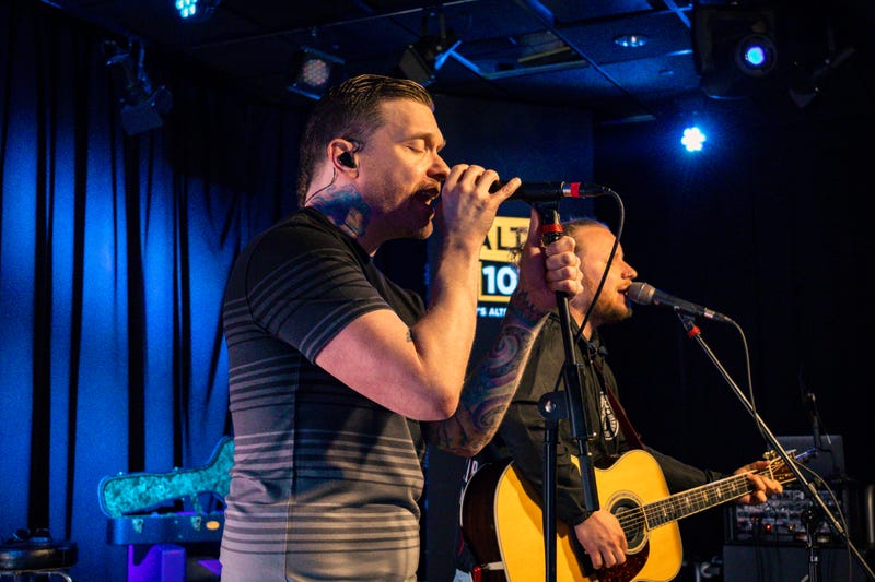 Shinedown performs at the ALT 103/7 Showroom