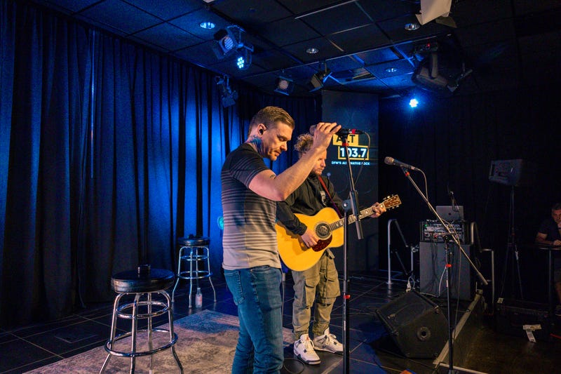 Shinedown performs at the ALT 103/7 Showroom