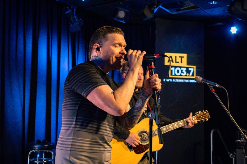 Shinedown performs at the ALT 103/7 Showroom