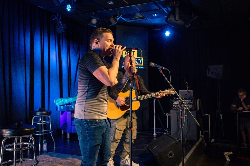 Shinedown performs at the ALT 103/7 Showroom
