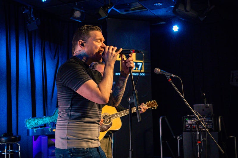 Shinedown performs at the ALT 103/7 Showroom