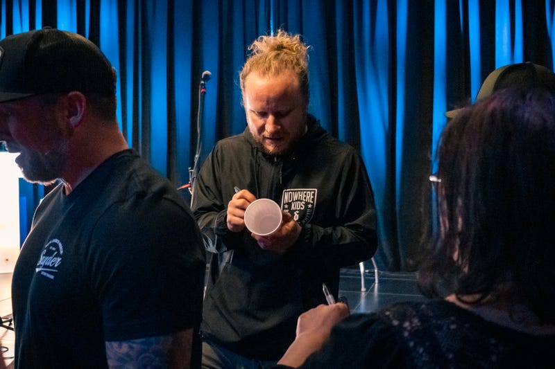 Shinedown performs at the ALT 103/7 Showroom