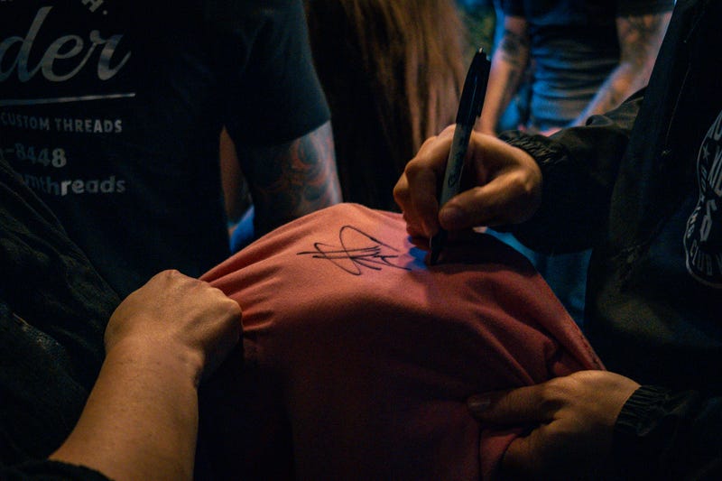 Shinedown performs at the ALT 103/7 Showroom