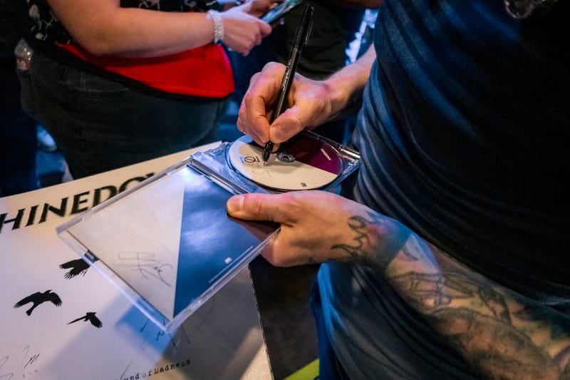 Shinedown performs at the ALT 103/7 Showroom