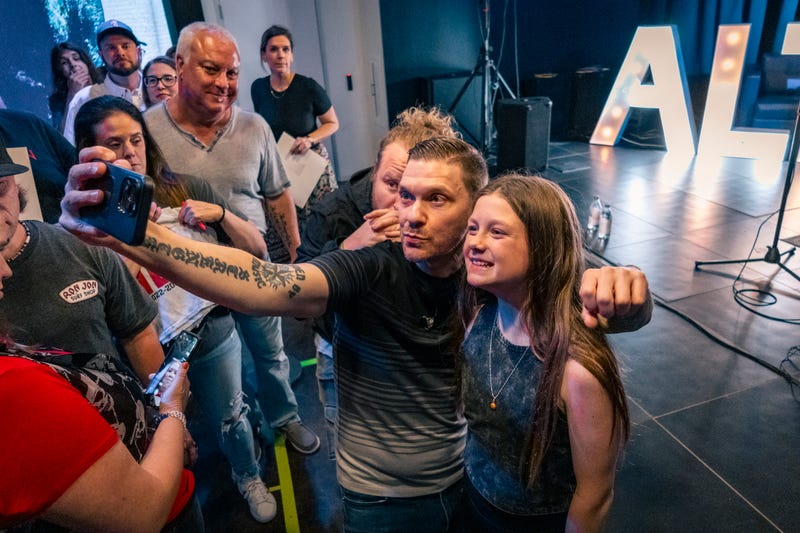 Shinedown performs at the ALT 103/7 Showroom