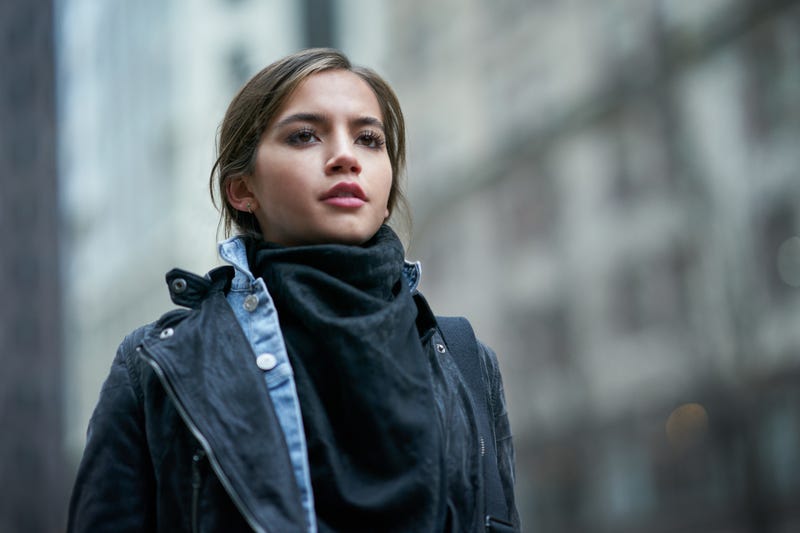 Isabela Merced in a still from 'Sweet Girl'