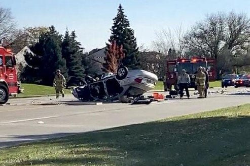 Sterling Heights rollover