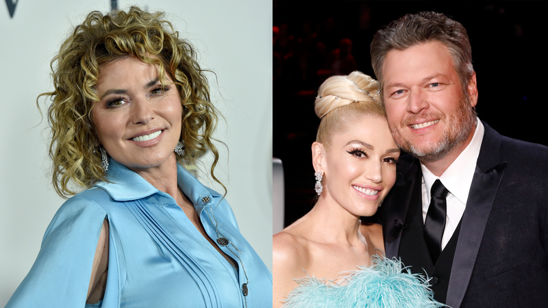Shania Twain, Gwen Stefani and Blake Shelton