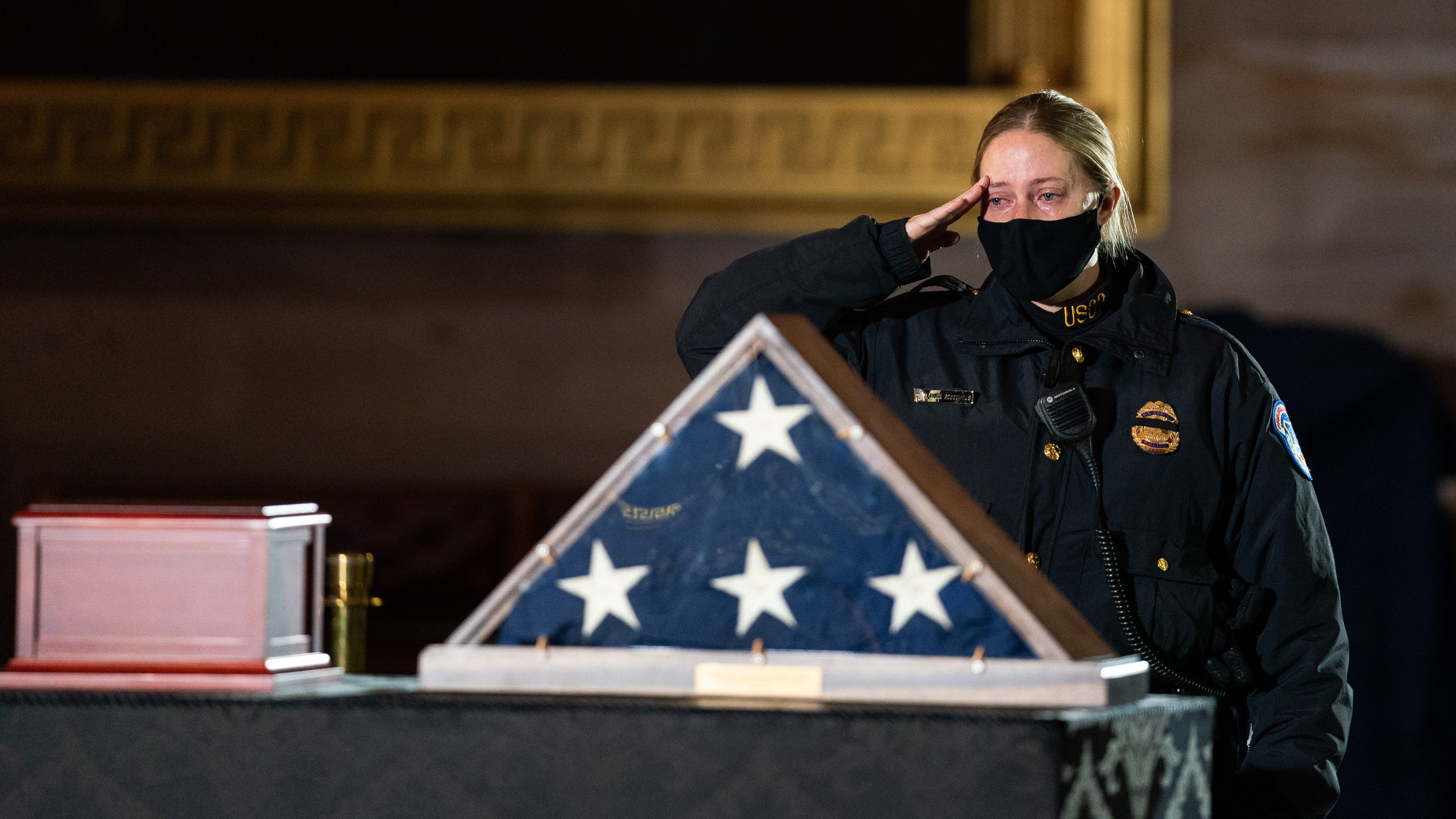 Capitol police officer, Iraq vet killed during riot interred at Arlington National Cemetery